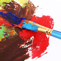 Juego de pintura acrílica para pintar, 24 colores acrílicos vibrantes de 0.7 fl oz para lienzo, madera, tela, cuero, cartón, papel y manualidades - Arteztik

