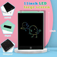 TEKFUN Girls Gifts Toys for 2-6 Year Old Girls, LCD Writing Tablet Toddler Doodle Board, 11inch Colorful Drawing Tablet Writing Pad, Educational and Learning Toy Birthday Gift (Pink) - Arteztik
