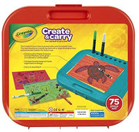 Crayola Create 'n Carry, kit portable de herramientas de arte, más de 75 piezas, gran regalo. - Arteztik
