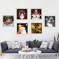 Juego de 6 kits de pintura de diamante 5d para Navidad, diseño de renos, 12.0 x 12.0 in (B-6 juegos) - Arteztik
