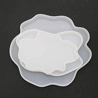 Yalulu - 3 moldes de silicona para posavasos irregulares, para manualidades - Arteztik
