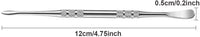 Herramienta de tallado de cera, herramienta de tallado de cera, herramienta de esculpir de acero inoxidable cuchara de 4.75 pulgadas - Arteztik
