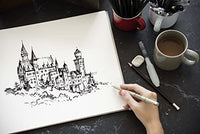 Papel de dibujo premium para lápiz, tinta, marcador y carbón. Ideal para arte, diseño y educación. Paquetes de hojas sueltas. - Arteztik
