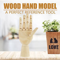 Maniquí de mano de madera con dedos flexibles y movibles, maniquí articulado para bocetos, dibujo, hogar, oficina, escritorio, niños, juguetes, regalo - Arteztik
