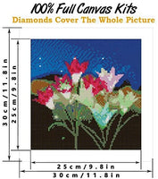Pintura de diamante 5D para manualidades, punto de cruz, con diamantes de imitación y diamantes de imitación, para adultos, para principiantes, manualidades, 15.4 x 15.0 in - Arteztik
