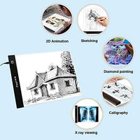 Caja de luz para rastrear A4 Led Artcraft Light Pad Tracer para dibujar artistas bocetos animación 5D DIY Diamond Paintingby PAATWA (A4S) - Arteztik
