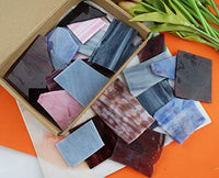Lanyani - Juego de láminas de cristal para manualidades (35oz), varios colores y texturas - Arteztik
