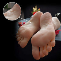 Pie de maniquí de silicona, 1 par de pies, tamaño de la vida, para mujer, modelo de pie, modelo de cultura de pies, modelo de simulación - Arteztik
