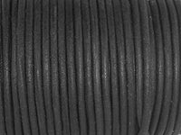 Cords Craft – Ronda de piel Cord para mujer Ronda Pulsera, Collares Plain Cord 3.0 mm A1 negro - Arteztik
