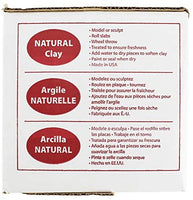Arcilla natural de secado al aire Craftsmart, color blanco, 10 libras, arcilla de modelado multiusos para esculpir, modelar y lanzar a mano, no tóxica - Arteztik
