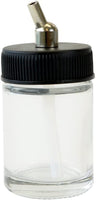 Paasche 1-Ounce Botella de vidrio Asamblea para VL, Mil, Si y TS aerógrafo - Arteztik
