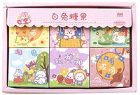 Doraking 300 pegatinas para decoración de conejos de dibujos animados para álbumes de recortes Bujos, 6 temas bonitos conejos pegatinas (amarillo) - Arteztik
