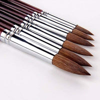 Pinceles de pintura para artistas, de la marca Superor, para artistas de pelo de punta redonda, juego de pinceles de pintura acrílica acuarela, suministros de pintura - Arteztik

