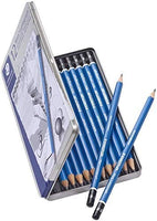 Staedtler Lumograph Grafito 100G6 - Lápices de dibujo y bocetos (6 grados, 100G6) - Arteztik
