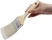 Tavolozza 5 pinceles de pintura y virutas con mango de madera para pintura, manchas, barniz, pegamentos, acrílicos y gesso - Arteztik
