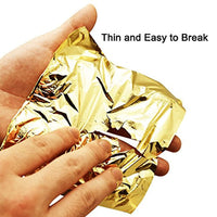 Gigules - 100 hojas de papel de aluminio dorado de imitación de 5.5 x 5.5 in para manualidades, pintura, dorado, decoración - Arteztik
