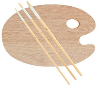 U.S. Art Supply - Juego de pintura al óleo con mini caballete de mesa, pinceles y paleta (14 piezas) - Arteztik
