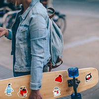 DOFE 50 pegatinas con diseño de panda, resistentes al agua, pegatinas láser para coche, 50 unidades, pegatinas para ordenador portátil, motocicleta bicicleta equipaje, parches de graffiti para adolescentes (50 unidades Lovely Panda) - Arteztik
