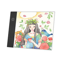 Aibecy - Almohadilla de luz LED A5 para tableta, con 3 niveles de brillo ajustable para trazar dibujos, copiar, ver manualidades, manualidades y pintura de diamante - Arteztik
