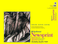 Strathmore (307-824) 300 Series - Bloc de papel de periódico, 24.0 x 36.1 in, 50 hojas - Arteztik
