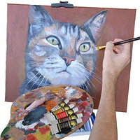Juego de pintura acrílica. Pinturas artísticas de calidad para pintar lona, madera, arcilla, tela, uñas, cerámica y artesanías. 12 colores vibrantes de cuerpo pesado de 0.40 fl oz. Pigmentos ricos. Artículos profesionales de MyArtscape - Arteztik
