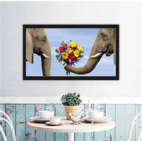 Pintura de diamante 5D para manualidades, punto de cruz, con diamantes de imitación y diamantes de imitación, para adultos, para principiantes, manualidades, 15.4 x 15.0 in - Arteztik
