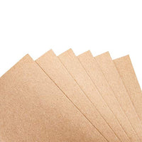 Hojas de cartón corrugado, placas de E-Flute (6 x 9 in, 50 unidades) - Arteztik
