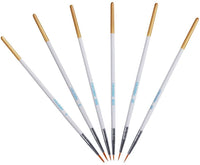 MEEDEN - Juego de pinceles para pintar en miniatura para detalles y pintura artística, acrílico, acuarela, aceite, miniaturas, modelos, kits de avión, uñas - Arteztik
