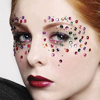 UnityStar - Juego de 900 pegatinas autoadhesivas con diamantes de imitación, para Halloween, Navidad, manualidades, maquillaje, festivales, carnaval, 3, 4 o 0.197 in, con 15 colores - Arteztik
