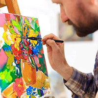Juego de 5 pinceles de pintura de micro detalles, pinceles de pintura en miniatura para pintura, acrílico, miniatura, para acuarela, aceite - Arteztik
