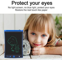 Tablet LCD de escritura tableta, 8.5 pulgadas de dibujo, tabletas para niños, tableros de doodle board, regalos para niños y adultos en casa, escuela y oficina, Azul - Arteztik
