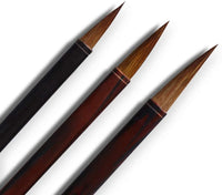 Wancetang - Juego de 3 brochas de tinta para caligrafía china para practicar caligrafía - Arteztik
