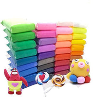 Szsrcywd 36 piezas Coloridos Niños Modelado Suave Arcilla Aire Seca Juguete Estudio 36 Color Brillante No Tóxico Modelado Arcilla Creativa DIY Artesanía - Arteztik
