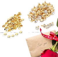 50 remaches de diamantes de imitación, remaches de diamantes de imitación, remaches para cuero/cinturón/bolso de mano, decoración de piel - Arteztik
