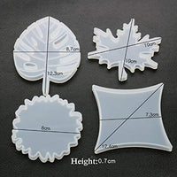 Moldes de resina, moldes de silicona de fundición, posavasos de silicona, moldes de resina epoxi de resina de fundición de arte para bricolaje moldes de copa de Año Nuevo regalo para niña y niño - Arteztik
