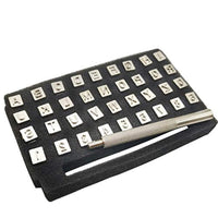 TIHOOD Juego de sellos con letras mayúsculas y números, 0.236 in, 0.256 in - 36 piezas - Arteztik
