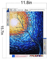 Kit de pintura de diamante 5D para adultos y niños, broca completa, redonda, con diamantes de imitación, arte abstracto, pintura al óleo, perfecto para decoración de la pared del hogar, regalo (12 x 16 pulgadas) - Arteztik
