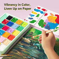 24 Colors Gouache Paint Set (Pink) - Arteztik
