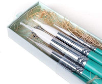 HIMI - Juego de 5 pinceles de acuarela para pintura acrílica de acuarela para rostro y cuerpo, ideal como regalo, para niños y adultos, color rosa, pinceles - Arteztik
