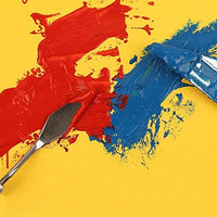 Herramienta de mezcla de pintura, herramienta de mezcla para pintura, paquete de 5, rascador de mezcla de pintura de acero inoxidable, espátula paleta cuchillo con mango de madera, para lienzo y pintura acrílica de aceite/mezcla de colores - Arteztik
