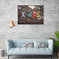 Pintura por números para principiantes adultos, 16.0 x 20.0 in, kit de pintura acrílica de rosa roja y amarilla sobre lienzo con 3 pinceles de pintura para decoración de pared del hogar - Arteztik
