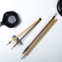 Wancetang - Juego de pinceles de caligrafía china para pintura profesional, 5 unidades - Arteztik
