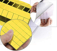 E-VIVO 4800 piezas 0.2 x 0.2 pulgadas auto-adhesivo mini cuadrado real espejo mosaico, azulejos decorativos pequeños espejos artesanales mosaicos pegatinas para bricolaje manualidades hogar pared y techo decoración - Arteztik
