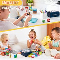 Hethrone Kit de arcilla seca al aire 48 colores arcilla mágica para niños modelado arcilla creativo arte DIY manualidades - Arteztik
