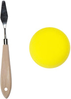 MEEDEN 64 piezas de pintura acrílica Kit con 48 x 0.7 fl oz pinturas acrílicas, pinceles de pintura acrílica, panel de lona, almohadilla de pintura acrílica, paleta cuchillo y esponja de arte, regalo perfecto para artistas, principiantes y adultos - Arteztik
