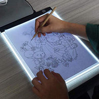 Gspirit - Caja de luz LED A4 ultradelgada con 3 brillos ajustables, para manualidades, dibujo, trazado, tatuaje, caja de luz, alimentación por USB - Arteztik
