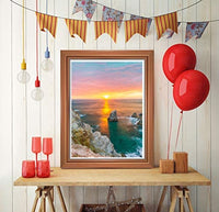 Diamond Painting Kits for Kids, 5D Full Drill Round Crystal Rhinestone Diamond Cross Stitch Art hot air Balloon Diamond Painting Perfect for Home Wall Deco (Diamond Dotz 12x16inch) - Arteztik
