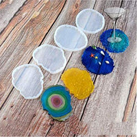 Moldes de resina, moldes de silicona de fundición, posavasos de silicona, moldes de resina epoxi de resina de fundición de arte para bricolaje moldes de copa de Año Nuevo regalo para niña y niño - Arteztik
