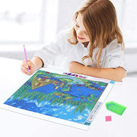 Homenote - Kit de pintura de diamantes para adultos 5D para decoración de pared del hogar (11.4 x 15.7 in) - Arteztik
