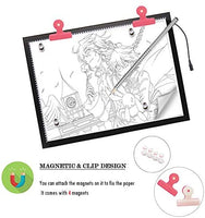 HomeCraftology - Almohadilla de luz para pintura de diamantes, tamaño A4, ultradelgada de segunda generación, placa de trazado con luz ajustable con alimentación USB, con accesorios para manualidades (actualización) - Arteztik
